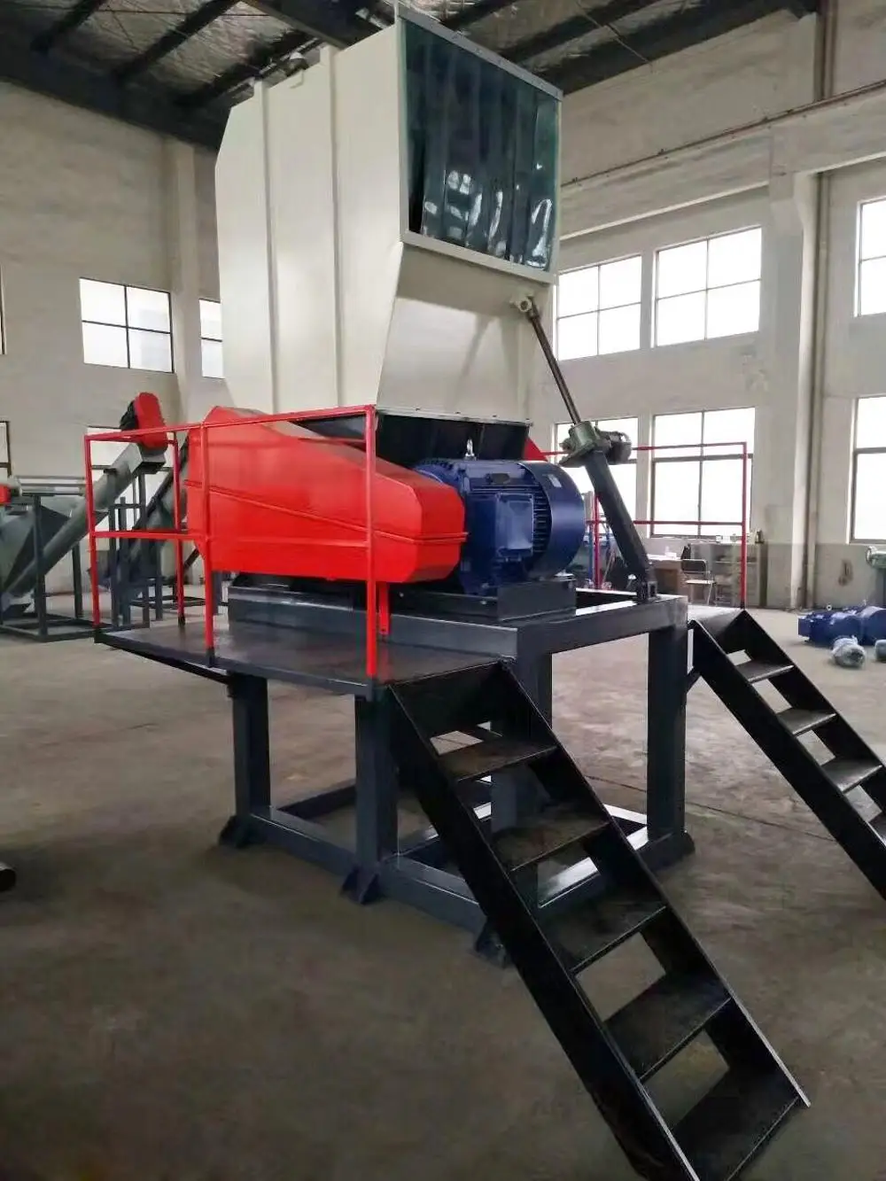 PE PP PVC hard plastic film bottle crusher washing recycle machine plastic crushing machine