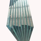 interior clear SGP laminated glass stair railing