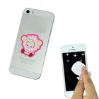 funny gift mobile phone silicon screen cleaner sticker