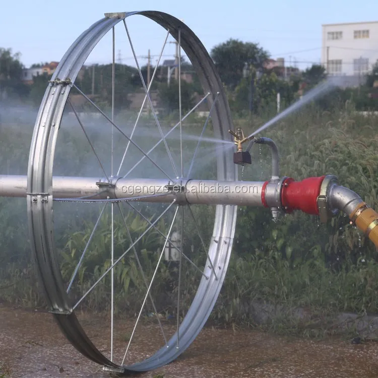 mobile wheel side roll irrigation system -3
