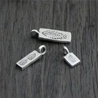 925 Sterling Silver Charms Carving Fish Charms Beads DIY Material Bracelet Pendant Accessories Handmade Jewelry