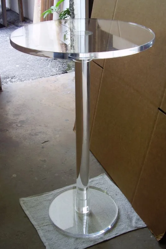 Custom Made Acrylic/plexiglass Round Table Top,High Quality Clear