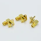 RF Connector SMA Panel mount Female Right Angle Flange 4 Hole