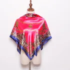 90*90cm Square silk scarf women big size Scarf Soft Long Shawls chiffon Fringes Echarpe