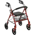 Aluminum Medical Rollator Adult Walker with seat and basket