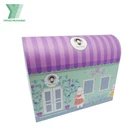 High quality display small cardboard suitcase favor boxes