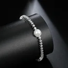 Fashion Women Charm 925 Sterling Silver Jewelry Bracelet