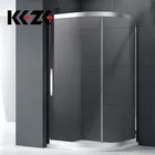 Hot Sale Bathroom Circular Sector Glass Shower Cabin
