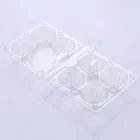 Plastic chicken egg carton packaging Wholesale 4 holes plastic blister egg tray packaging