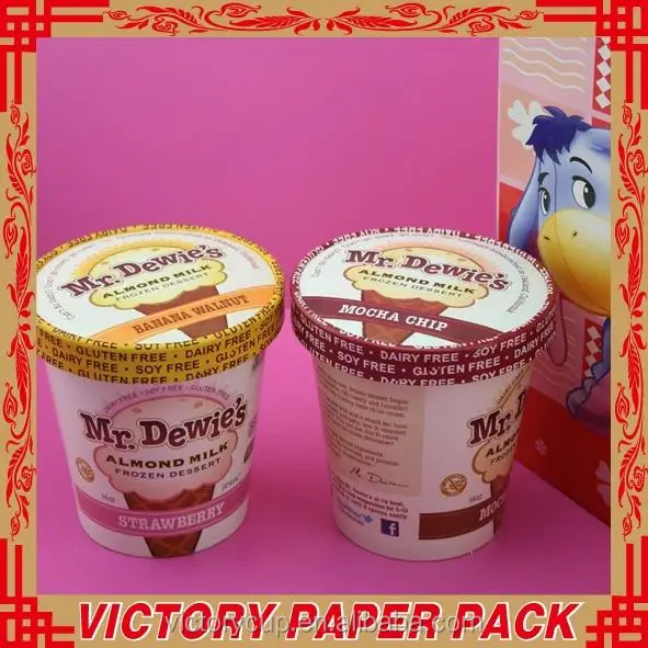 product pictures of frozen yogurt cold paper cup