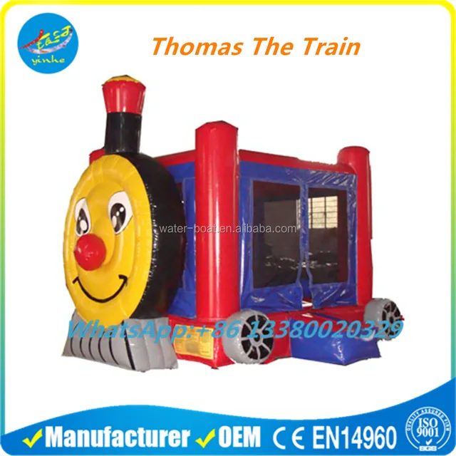 children"s outdoor inflatable thomas the train bouncy castles