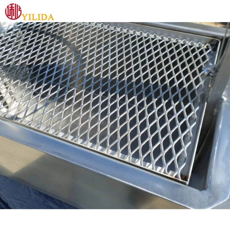 expanded stainless steel grill