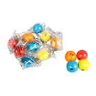 9g halal smiling face colorful tattoo bubble gum ball chewing gum Mix fruit energy gum