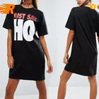Wholesale Customized Casual Cotton Printed T-Shirt Dress for Summer