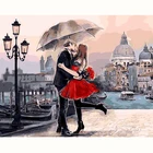 Oil painting lovers round or square drill diamond embroidery kits home decoration gift DIY full diamond painting