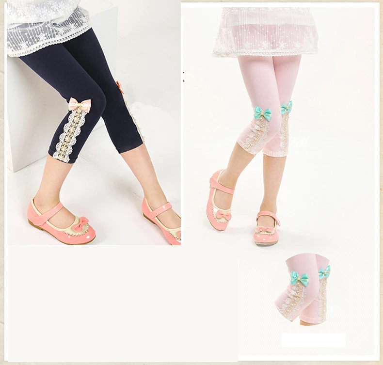 Sweet Baby girls leggings summer children cotton spring legging for girls kids girl trousers kid Girls short pants for children