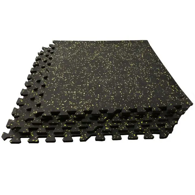 10 Mm Thick Rubber Foam Tiles For Fitness Floor Exercise Equipment