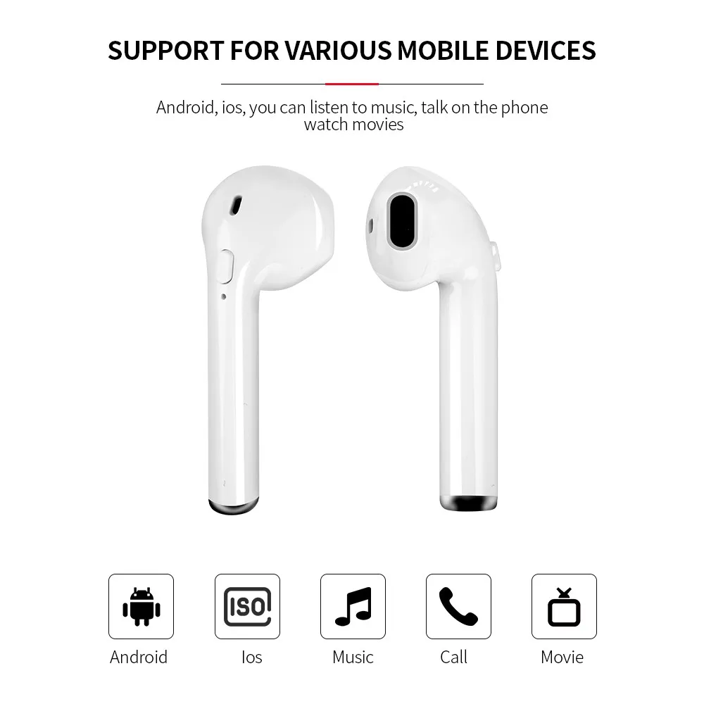 Amazon Top Seller 2019 I11 I12 TWS V5.0 Sport BT Wireless Earphones Earbuds with Charging Case - ANKUX.COM