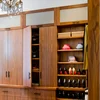 Master bedroom closet wood wardrobe cabinets in high quality with wardrobe accessories
