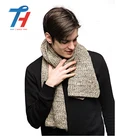 Wholesale Factory Supplier 10% Wool Custom High Quality Fashion Men Woven Scarf