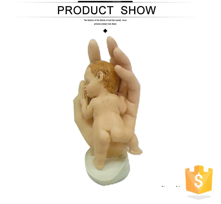 polyresin unique return gift religious christian baptism