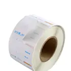 Custom 100% wood pulp supermarket price multi layer label
