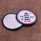 Wholesale Customized Clothing Embroidered Logo Garment Woven Label Tag Satin Silk Printing