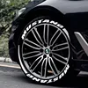 Modified personality GM larger tire letter stickers for cars