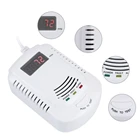 fire alert lpg gas leak battery operated natural methane gas sensor detector de gas with led display