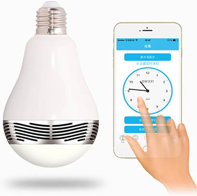Smart Colorful LED Light Bulb wireless Bluetooth speaker with APP remote control - ANKUX.COM