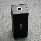 High end logo printed sliding liquor plain black paper gift box wholesale