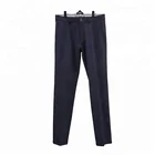 High quality breathable quick dry anti-pilling navy color men's formal cotton trousers