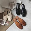 Summer 2018 fashion simple new slippers women outdoor versatile knitting hollowed-out lazy slippers