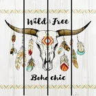Art Wood Decoration Animal Canvas Art Picture Home Wall Decor Painting On Wood For Living Room