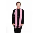 Hot Sale Cashmere Long Scarf Pashmina Shawls Stoles Women Winter Pure Color Scarf