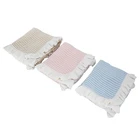Cotton Blanket 100% Cotton Blanket 100% Cotton Organic Soft Knitted Baby Blanket With Manual Edge