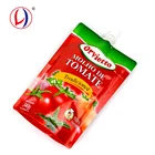 Tomato Sauce Packaging Stand Up Plastic Pouch With Spout
