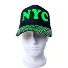 Custom Men Plain Baseball Cap Solid Trucker Mesh Blank Curved Visor Hat , Custom Made Trucker Hats