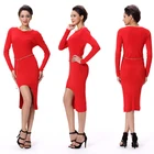 2018 Bodycon Skirt Set Red Sweater And Dress In Guangzhou