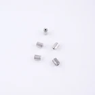 HOT SALE Custom Design custom logo engraved metal jewelry bead