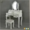Hotel wood dressing table make up dresser with mirror