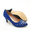 Pointed toe rhinestone formal occasin women high heel shoes
