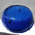 New design PVC TPU round shape soft water bladder tank for water treatment 500L