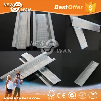 T Bar Suspended Ceiling T Grid Galvanized Steel Drywall Furring