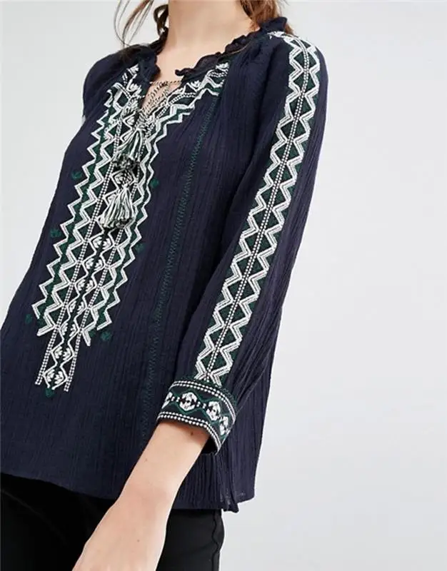 2016 new fashionable patch work blouse designs beautiful photo women blouse back side neck designs
