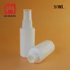 50 ml plastic water spray bottle with label empty