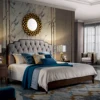 2019 modern bedroom new unique fashion design king size beds for sale