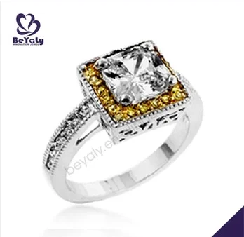 Fancy AAA cz blue sapphire silver bijouterie