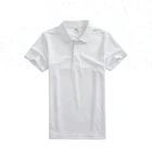 Design customized dry fit cheap white polo shirt