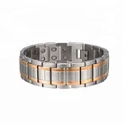 2018 High-end Luxury Most Popular 3500 Gauss Magnets Therapy 5 in 1 Bio Energy Health Magnetic Bracelet